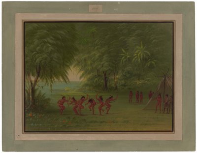 Obóz Tapuja autorstwa George Catlin