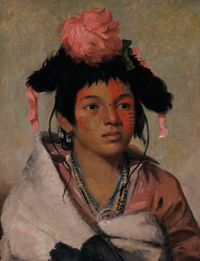 Tcha-cauk-o-ko-maugh, Wielki Wódz, Chłopiec, autorstwa George Catlin