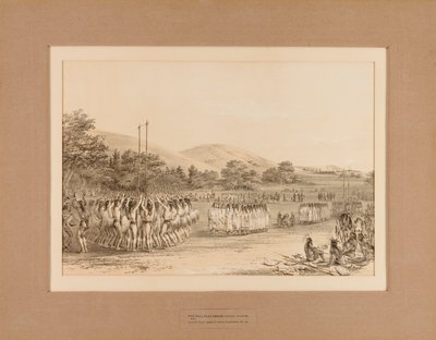 The Ball Play Dance - nr 22 autorstwa George Catlin