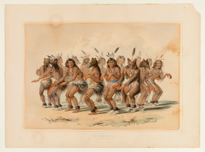 Taniec niedźwiedzia - nr 18 autorstwa George Catlin