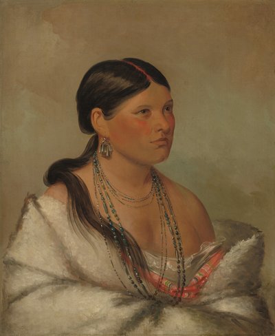 Samica orła - Shawano autorstwa George Catlin
