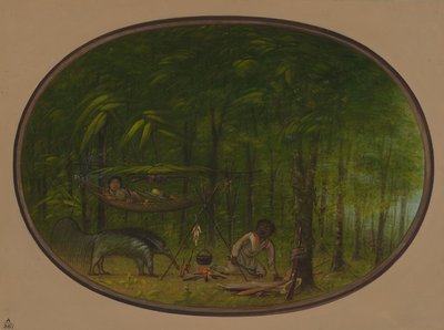 Wielki Mrówkożerca, 18541869. autorstwa George Catlin