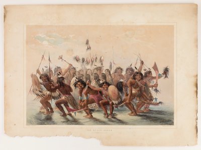 Taniec skóry głowy autorstwa George Catlin
