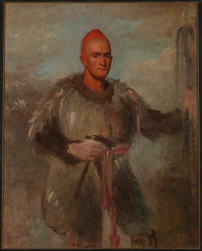 Theodore Burr Catlin w stroju indiańskim autorstwa George Catlin