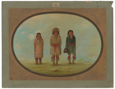 Trzech Indian Creek autorstwa George Catlin