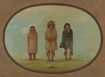 Trzech Indian Creek, 18611869. autorstwa George Catlin