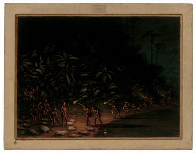 Polowanie na żółwia, 18541869. autorstwa George Catlin