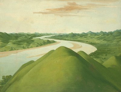 Widok w "Cross Timbers", Teksas autorstwa George Catlin