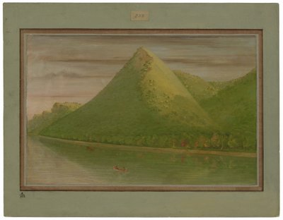 Widok „Namiotu Szczupaka” autorstwa George Catlin
