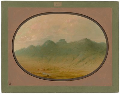 Widok na Góry Kryształowe, Brazylia autorstwa George Catlin