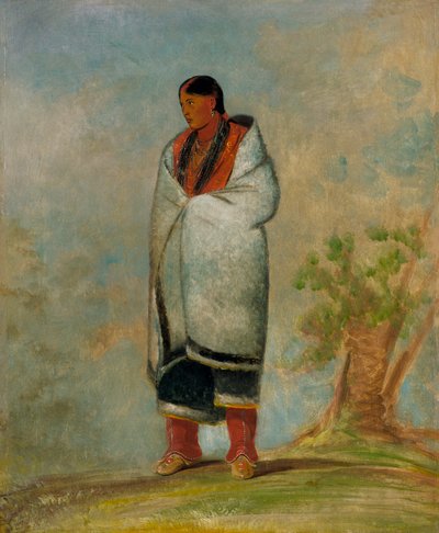 Wa-quóth-e-qua, Żona Bucka, Żona Wieloryba autorstwa George Catlin