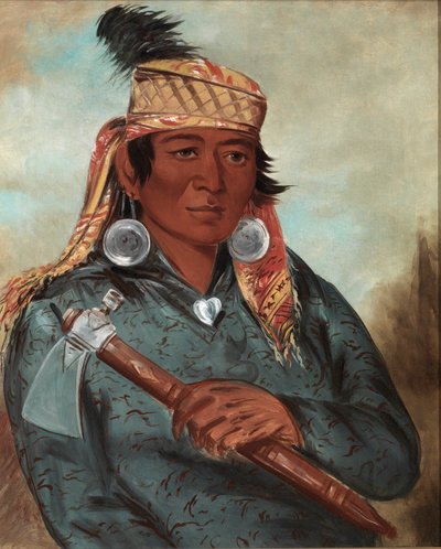 Wah-pe-say, Biały, 1830. autorstwa George Catlin