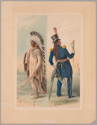 Wi-Jun-Jon - Jajogłowy gołąb udaje się do Waszyngtonu: Powrót do domu autorstwa George Catlin