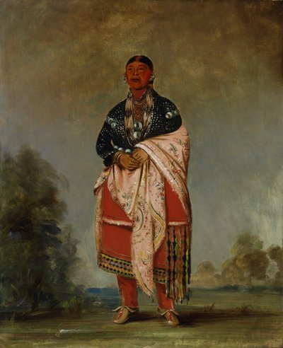 Żona Kee-o-kúk, 1835. autorstwa George Catlin