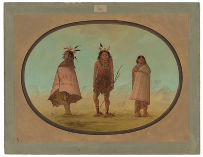 Yntah uzdrawiacz, wojownik i kobieta autorstwa George Catlin
