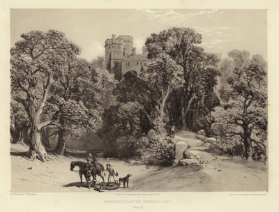 Zamek Naworth, Cumberland autorstwa George Cattermole
