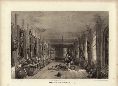Naworth, Cumberland (litotinta) autorstwa George Cattermole