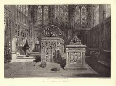 Kaplica Beauchamp, Warwick autorstwa George Cattermole