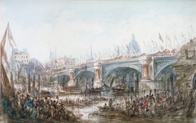Otwarcie Blackfriars Bridge, Londyn, 1869 autorstwa George Chambers