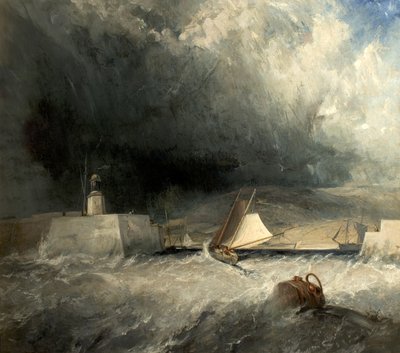 Port Whitby, North Yorkshire, 1836 autorstwa George Chambers