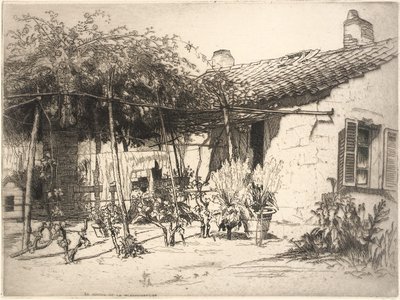La Maison de la Blanchisseuse autorstwa George Charles Aid