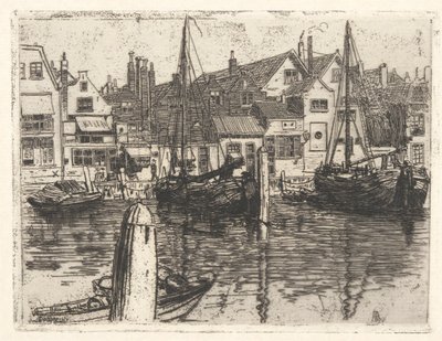 Moza w Dordrecht autorstwa George Charles Aid