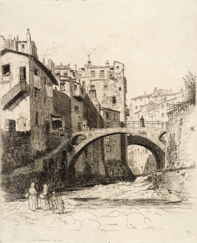 Dwa mosty, San Remo autorstwa George Charles Aid