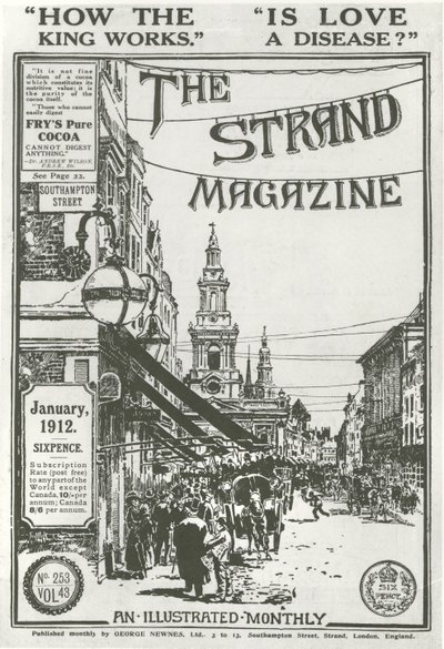 Okładka magazynu The Strand, 1912 autorstwa George Charles Haite