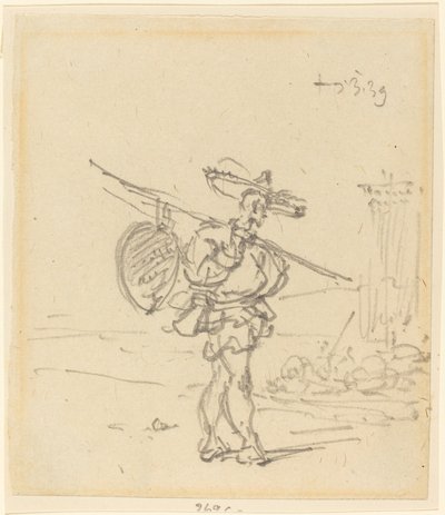 Chiński chłop autorstwa George Chinnery