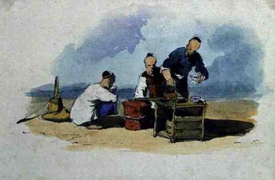 Chow (wc na czarnym ołowiu) autorstwa George Chinnery