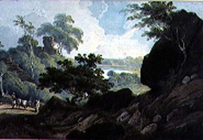 W pobliżu Midnapore, Bengal autorstwa George Chinnery