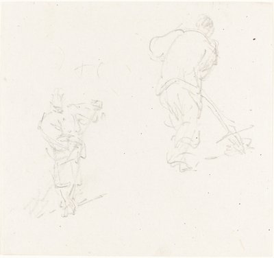 Dwóch chińskich robotników autorstwa George Chinnery