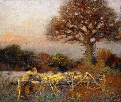 Owczarnia, wcześnie rano autorstwa George Clausen