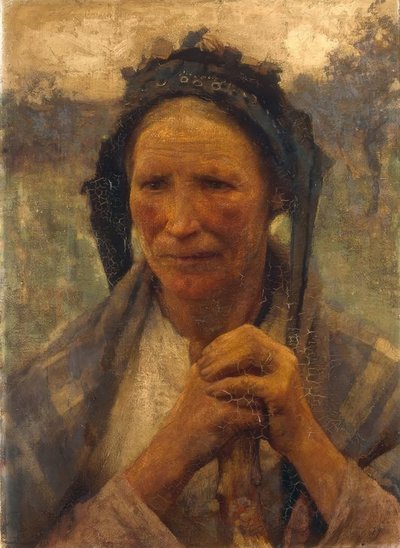 Kobieta z pól autorstwa George Clausen