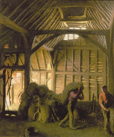 Starożytna stodoła autorstwa George Clausen
