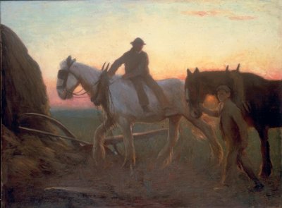 do domu autorstwa George Clausen