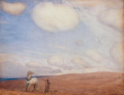 Orka na zboczach autorstwa George Clausen