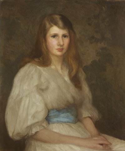 Portret Margaret Hilton Smith, lat 15 autorstwa George Clausen