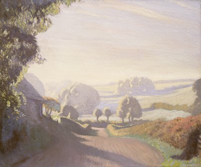 Wrześniowy poranek, Pola autorstwa George Clausen