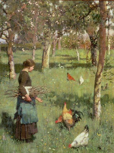 Wiosna autorstwa George Clausen
