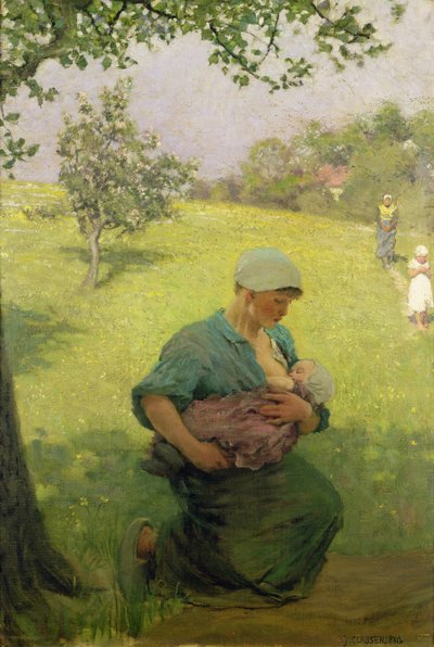 Wiosna autorstwa George Clausen