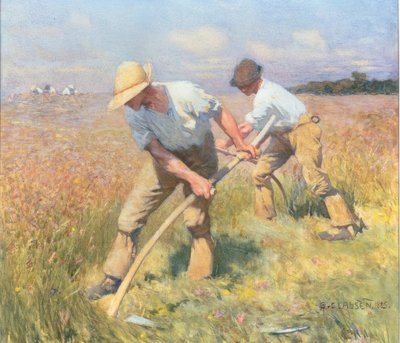 Kosiarki autorstwa George Clausen