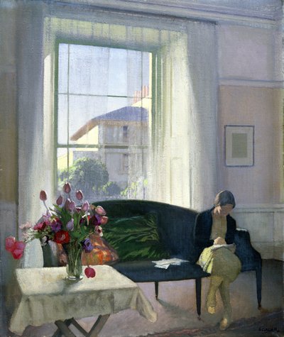 Cichy pokój autorstwa George Clausen