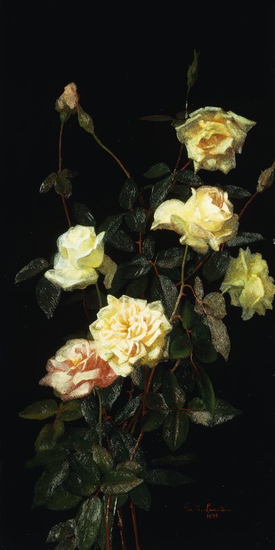 Róże, 1878 autorstwa George Cochran Lambdin