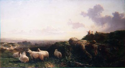 Wieczór na South Downs autorstwa George Cole