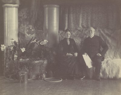 Państwo Charles L. Tiffany w Studio Louisa C. Tiffany