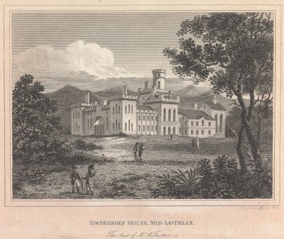 Drechorn House Mid Lothian; strona 90 (tom pierwszy) autorstwa George Cooke