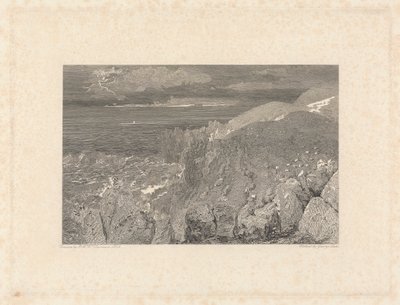 Land’s End w Kornwalii autorstwa George Cooke