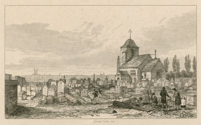 Stary kościół St Pancras, Londyn autorstwa George Cooke