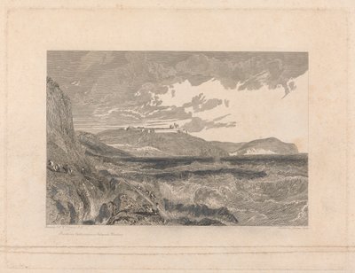 Zamek Pendennis i wejście do portu Falmouth autorstwa George Cooke